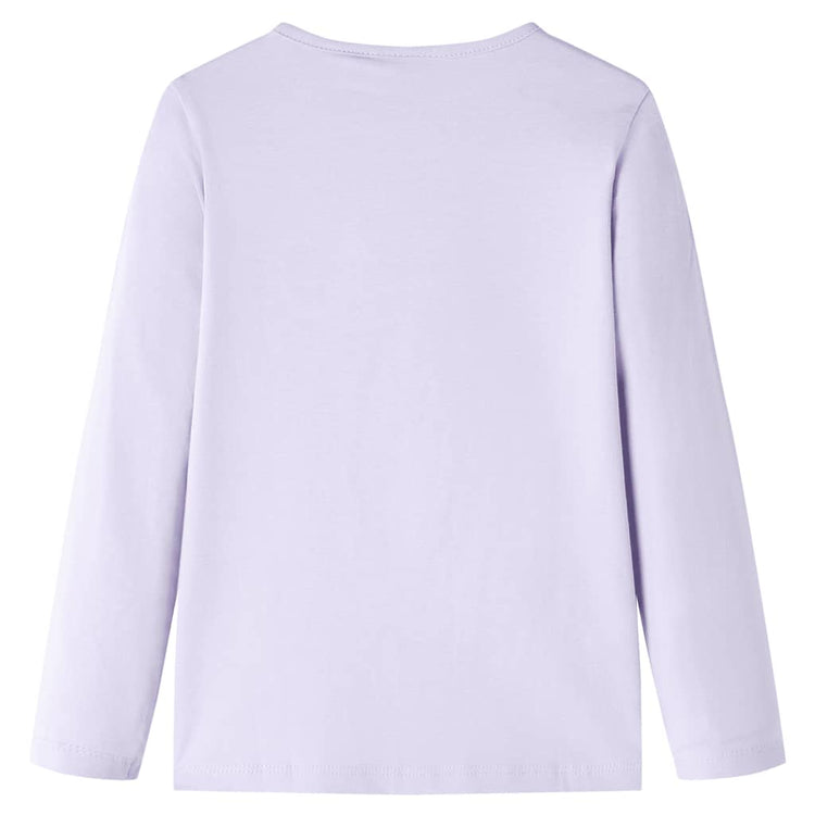 Vidaxl Child's Shirt à manches longues 116 lilas léger
