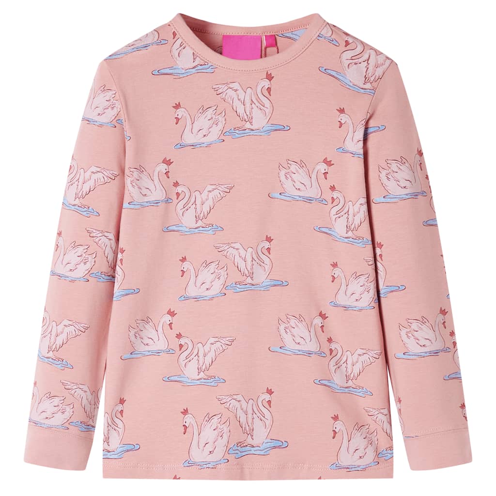 Vidaxl Pyjama pour enfants à manches longues 92 rose clair
