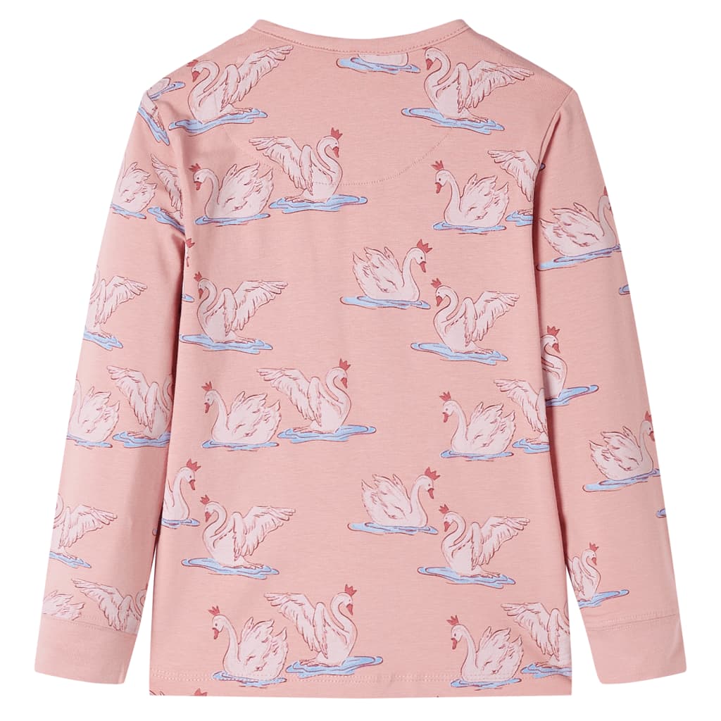 Vidaxl Pyjama pour enfants à manches longues 92 rose clair