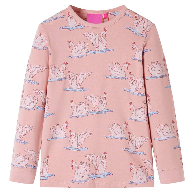 Vidaxl Pyjamas pour enfants à manches longues 116 rose clair