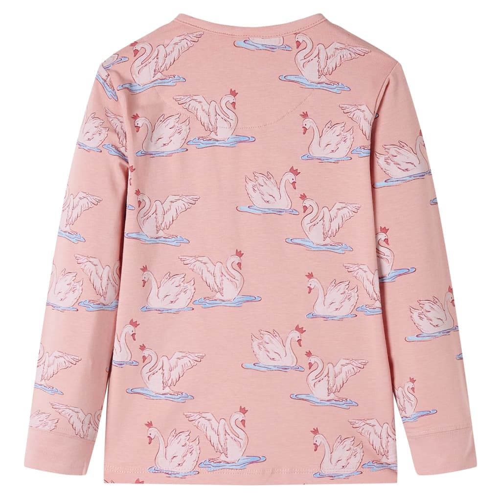 Vidaxl Pyjamas pour enfants à manches longues 116 rose clair