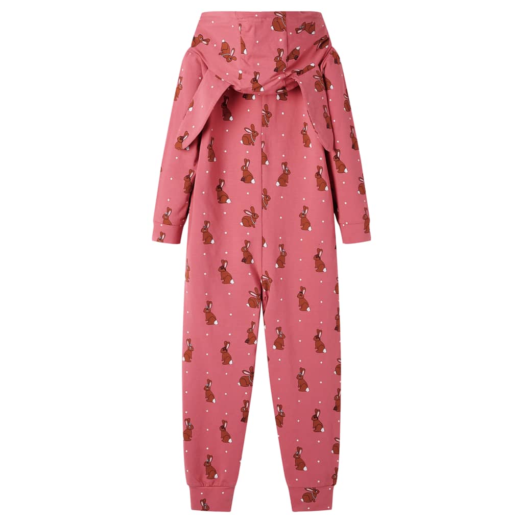 Vidaxl Kindersesia avec capuche 140 Old Pink