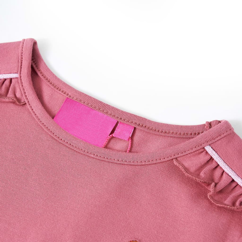Vidaxl Child's Shirt à manches longues 116 Couleur de framboises