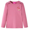 Vidaxl Child's Shirt à manches longues 140 Couleur de framboises
