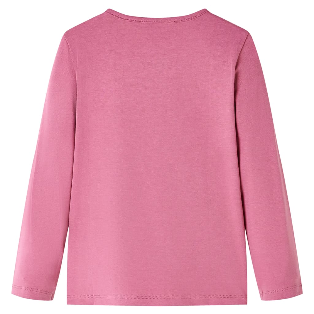 Vidaxl Child's Shirt à manches longues 140 Couleur de framboises