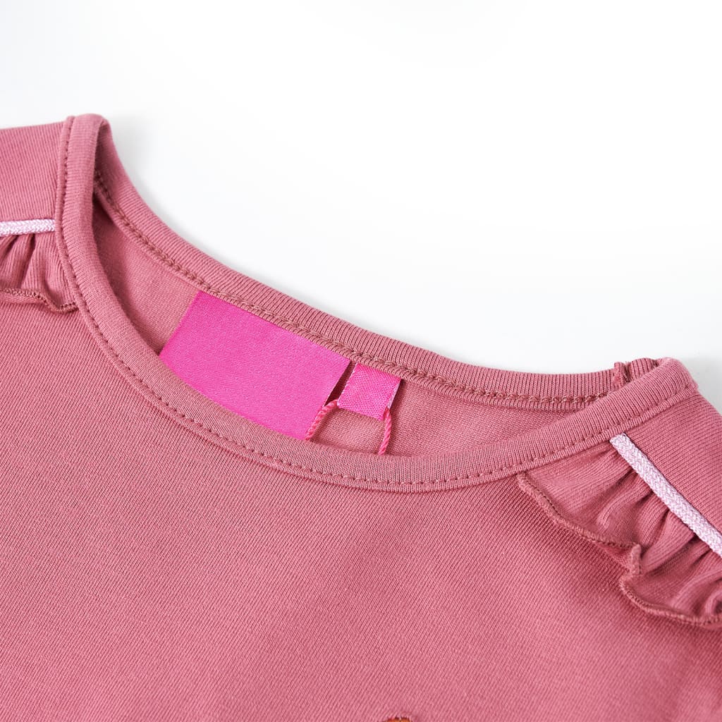 Vidaxl Child's Shirt à manches longues 140 Couleur de framboises