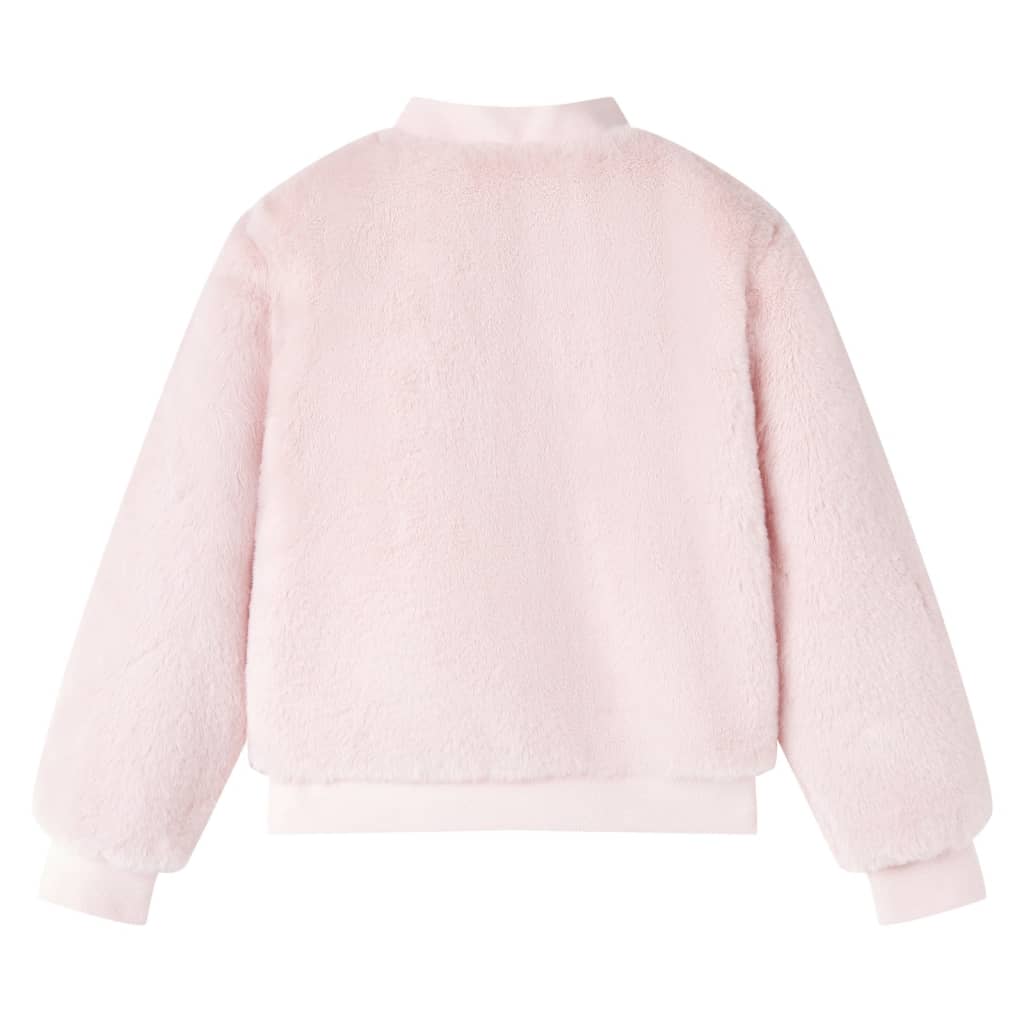 Veste pour enfants Vidaxl 92 Kunstsdacht Rose douce