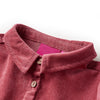 Vidaxl Robe pour enfants avec manches longues Velvet 140 Old Rose