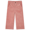 Vidaxl Kinderbroek 128 Rib Velvet Old Pink