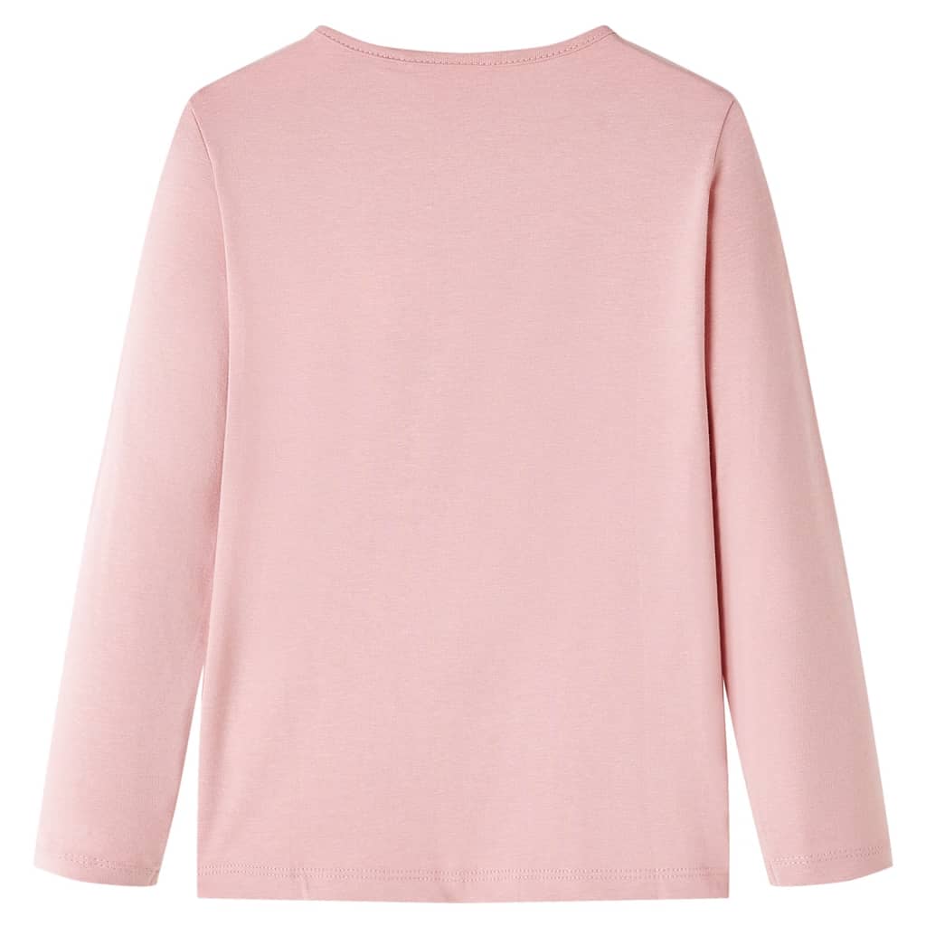 Vidaxl Child's Shirt à manches longues 140 rose clair