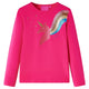 Vidaxl Child's Shirt à manches longues 116 rose vif