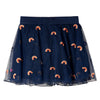 Vidaxl Jupe pour enfants avec tulle 140 bleu marine