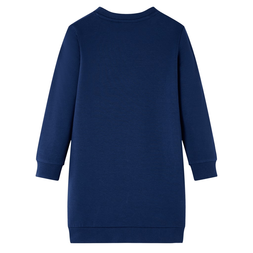 Vidaxl Robe pour enfants 128 bleu marine