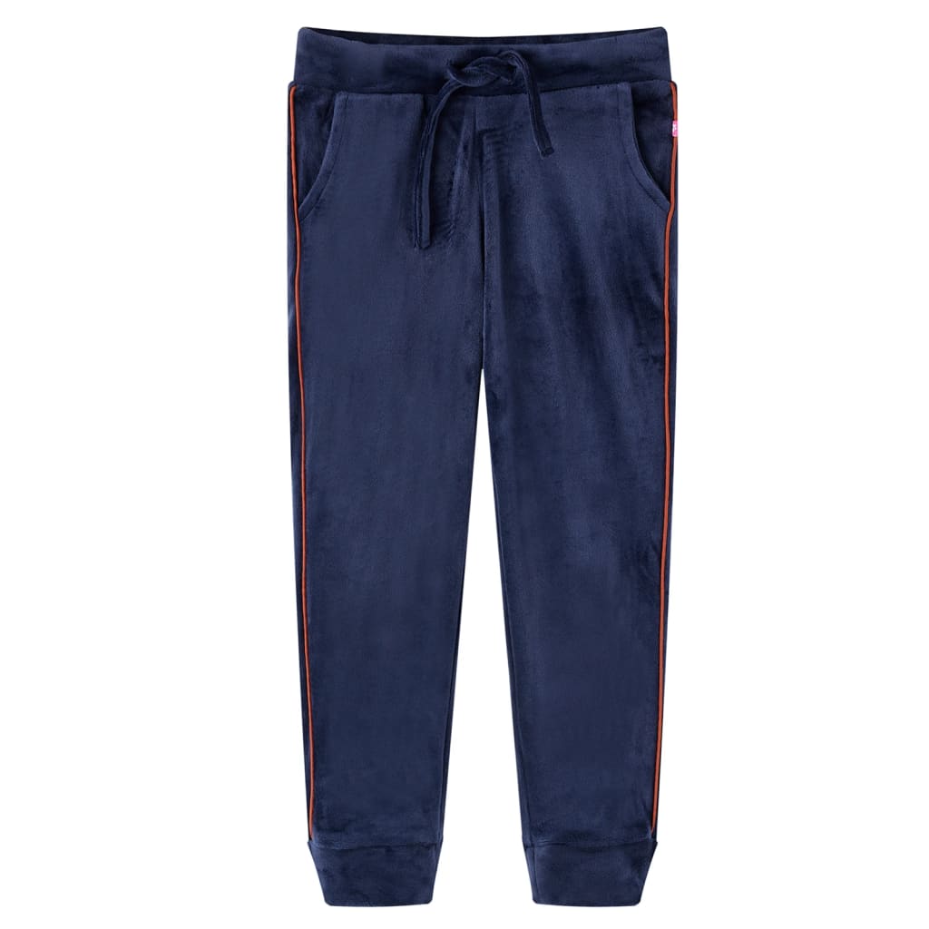 Vidaxl pantalon de jogging pour enfants 92 bleu marine