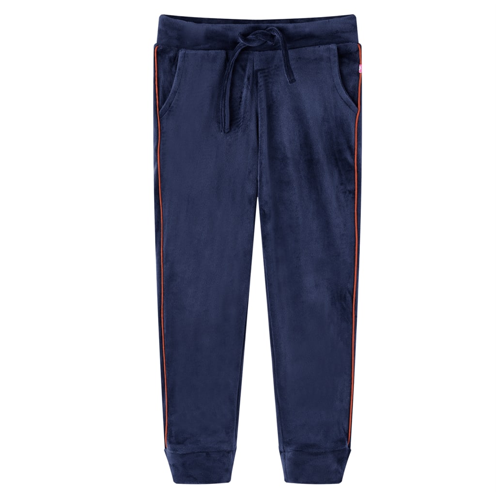 Vidaxl pantalon de jogging pour enfants 116 bleu marine