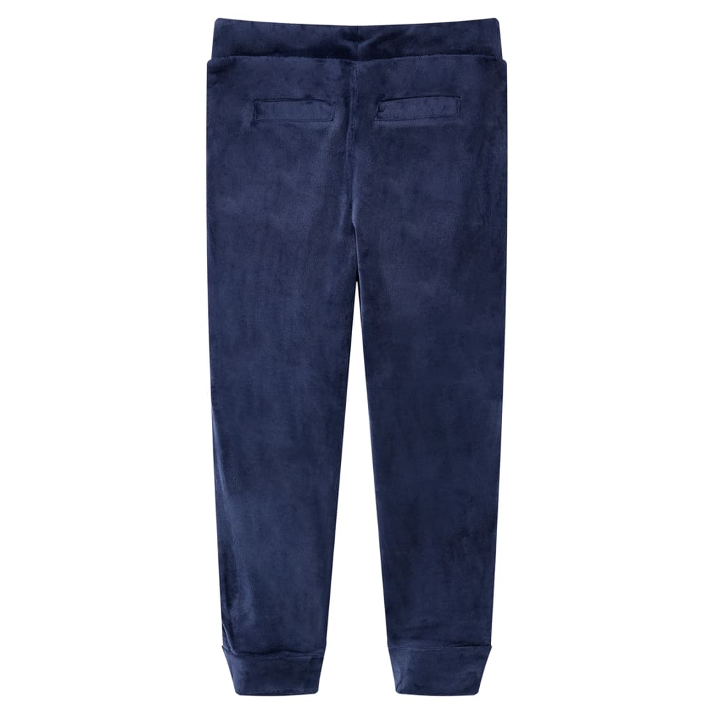 Vidaxl pantalon de jogging pour enfants 140 bleu marine