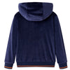 Veste pour enfants Vidaxl avec capuche 128 bleu marine