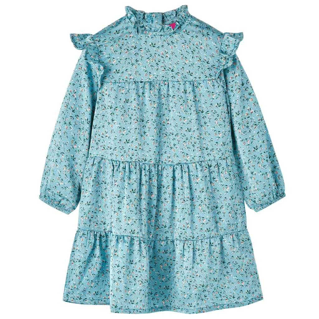 Vidaxl Robe pour enfants avec manches longues 92 bleu