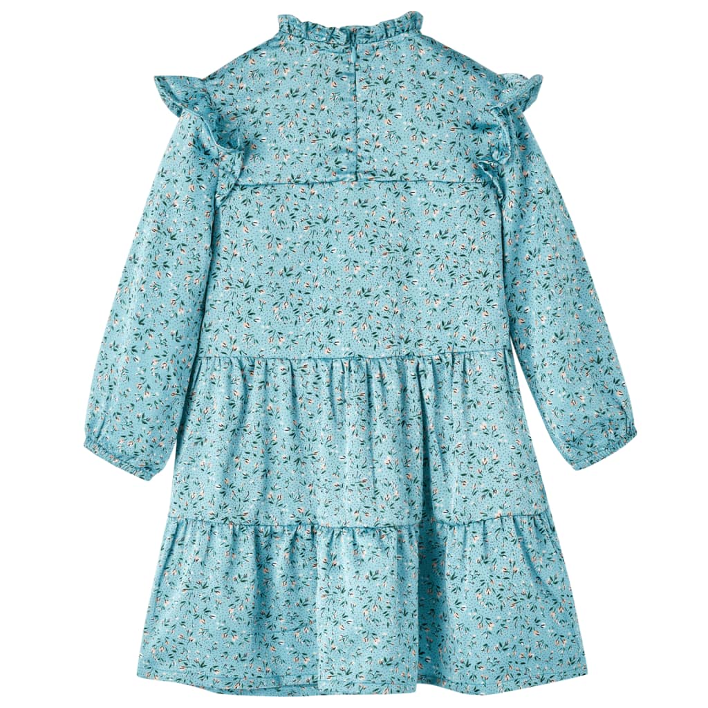 Vidaxl Robe pour enfants avec manches longues 92 bleu