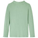 Vidaxl Child's Shirt avec manches longues Col 128 Couleur de menthe foncée