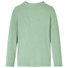 Vidaxl Child's Shirt avec manches longues Low Col 140 DarkMint-Colored