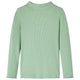 Vidaxl Child's Shirt avec manches longues Low Col 140 DarkMint-Colored