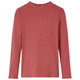 Vidaxl Children's Shirt à manches longues et à basse col 104 Reddish-Brown