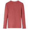Vidaxl Children's Shirt à manches longues et à basse col 104 Reddish-Brown