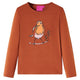 Vidaxl Child's Shirt avec manches longues 140 colorée cognac