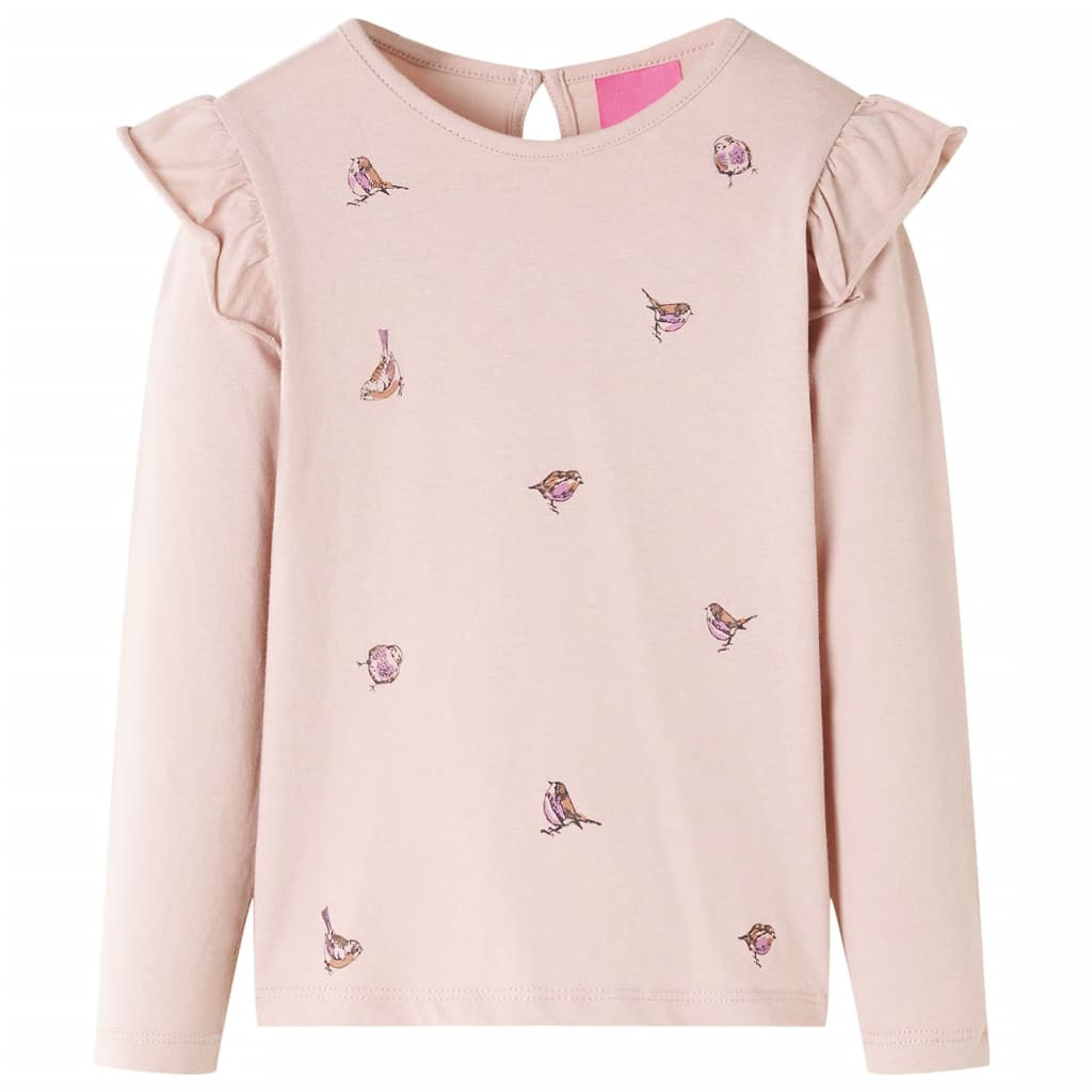 Vidaxl Child's Shirt à manches longues 92 rose