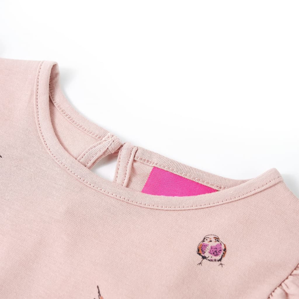 Vidaxl Child's Shirt à manches longues 92 rose