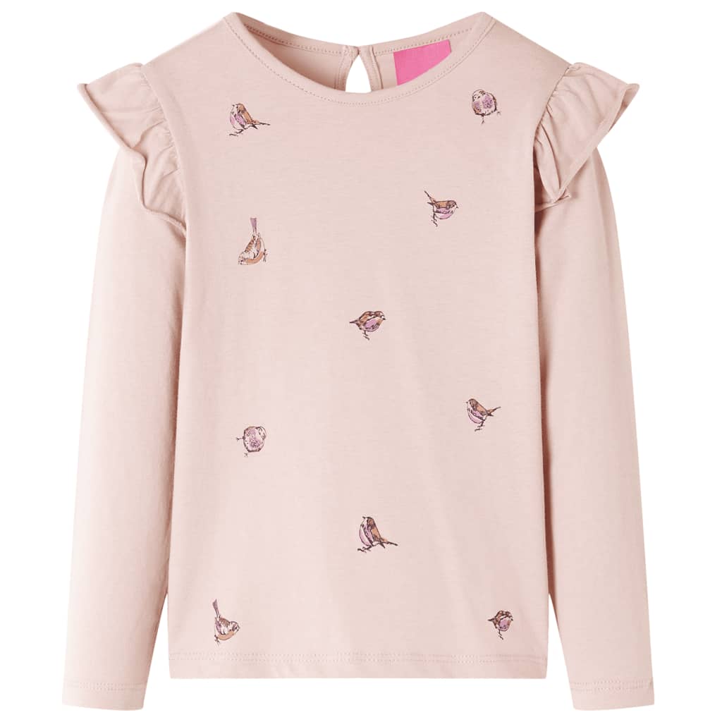 Vidaxl Children's Shirt à manches longues 104 rose