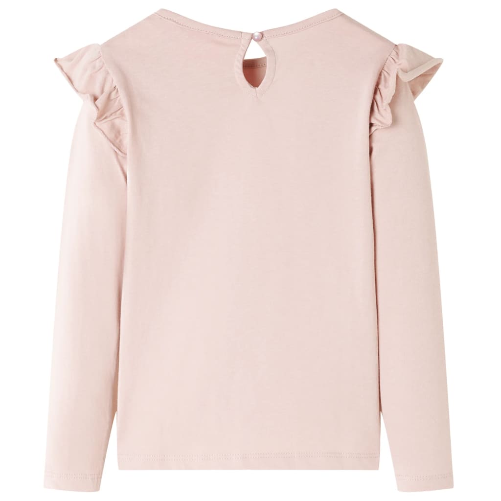 Vidaxl Child's Shirt à manches longues 116 rose