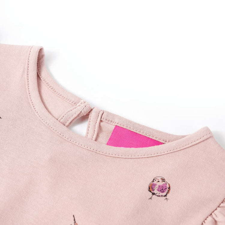 Vidaxl Child's Shirt à manches longues 116 rose