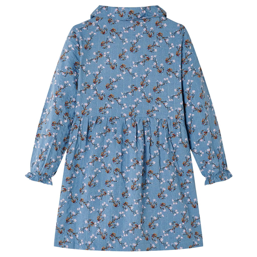 Vidaxl Robe pour enfants à manches longues 92 colorées à l'essence