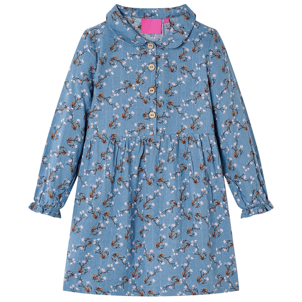 Vidaxl Robe pour enfants à manches longues 116 colorés à l'essence
