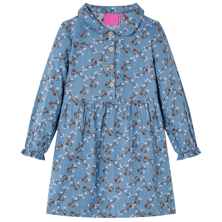 Vidaxl Robe pour enfants à manches longues 116 colorés à l'essence