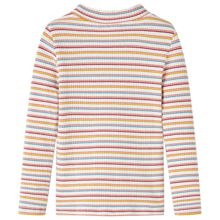 Vidaxl Child's Shirt à manches longues 140 ECRU rayée