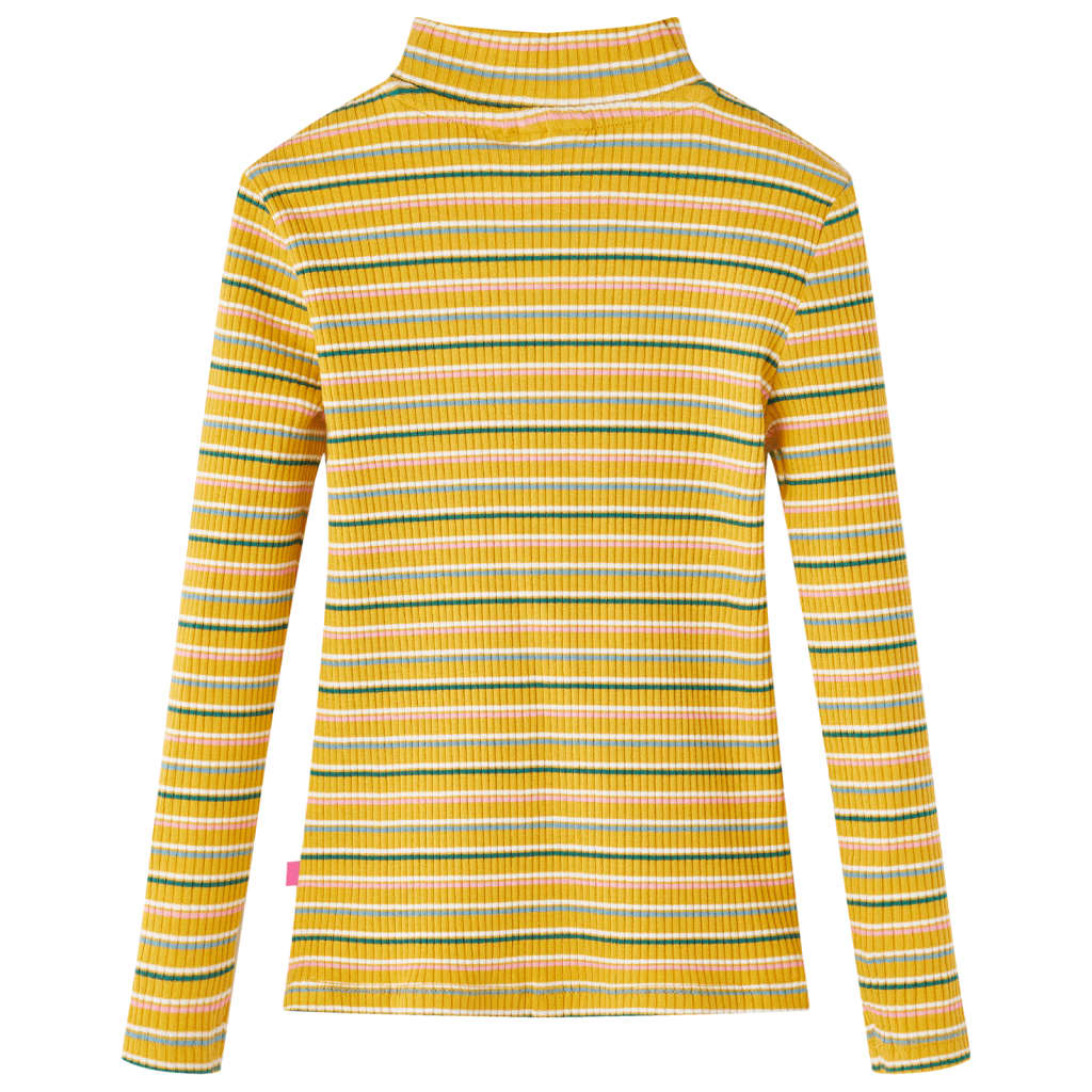 Vidaxl Children's Shirt avec manches longues 104 OCER rayé -colored