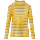 Vidaxl Child's Shirt à manches longues 128 Ochère à rayures -colored