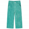 Vidaxl Kinderbroek 128 Rib Velvet Mint Green