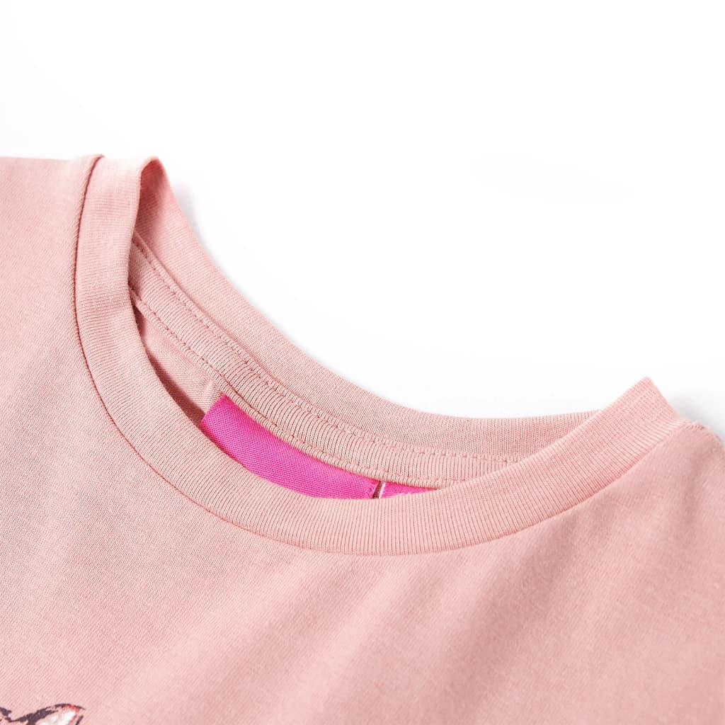 Vidaxl Child's Shirt à manches longues 116 rose
