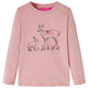 Vidaxl Child's Shirt à manches longues 128 rose