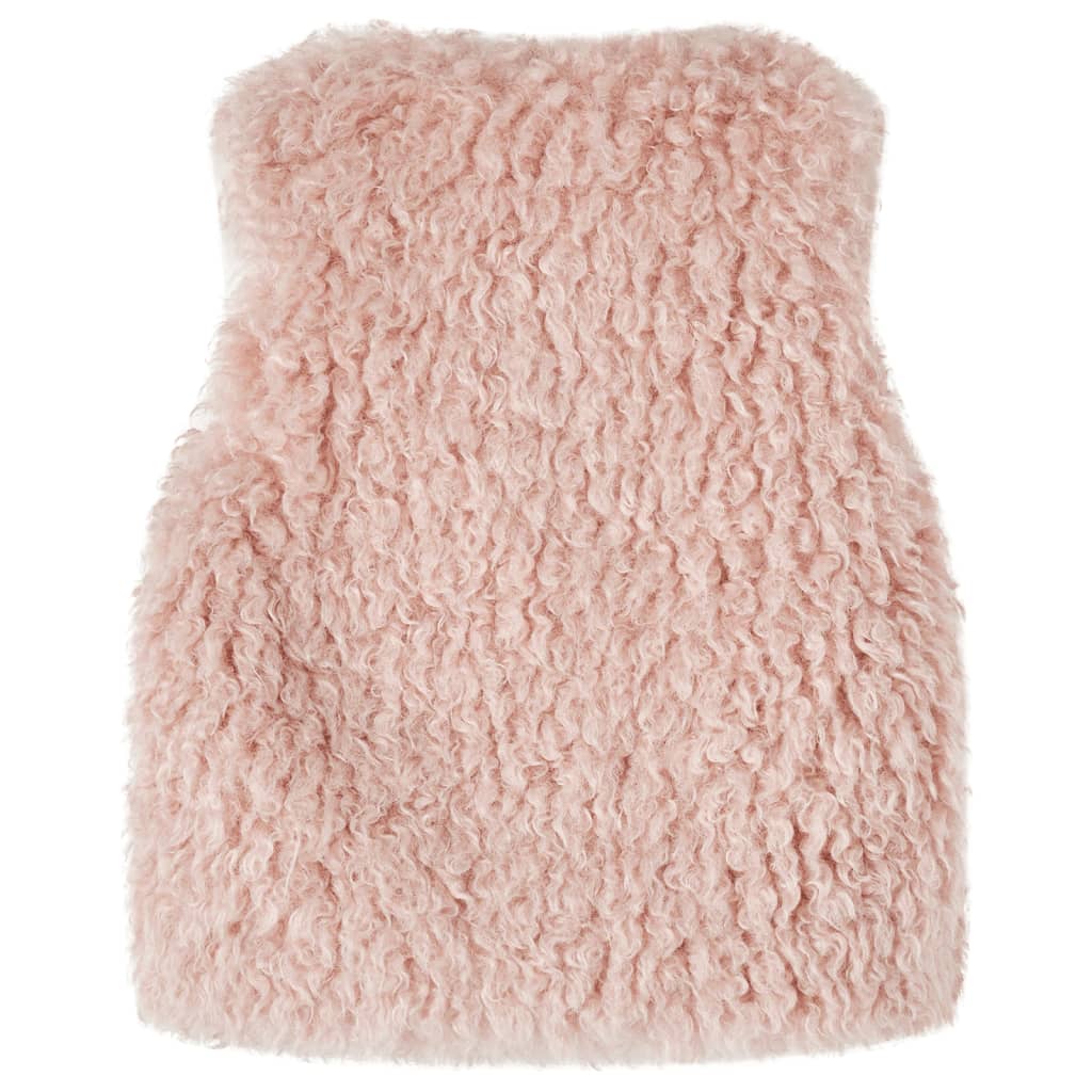 Vidaxl Children's Gite Artificial Fur 128 Pink Light