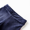 Vidaxl pantalon pour enfants velours 104 bleu foncé