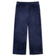 Vidaxl pantalon pour enfants velours 128 bleu foncé