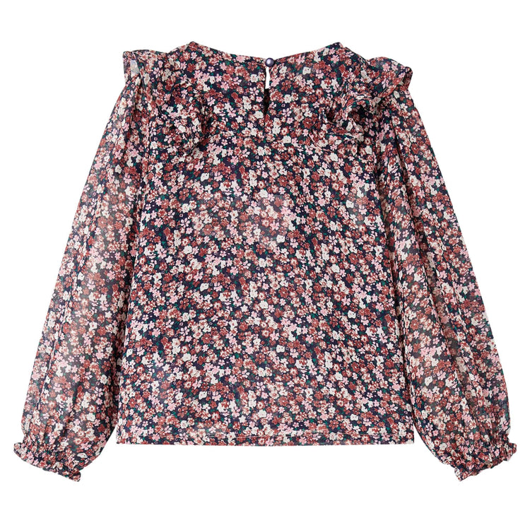 Vidaxl Child's Shirt à manches longues 92 rose foncé