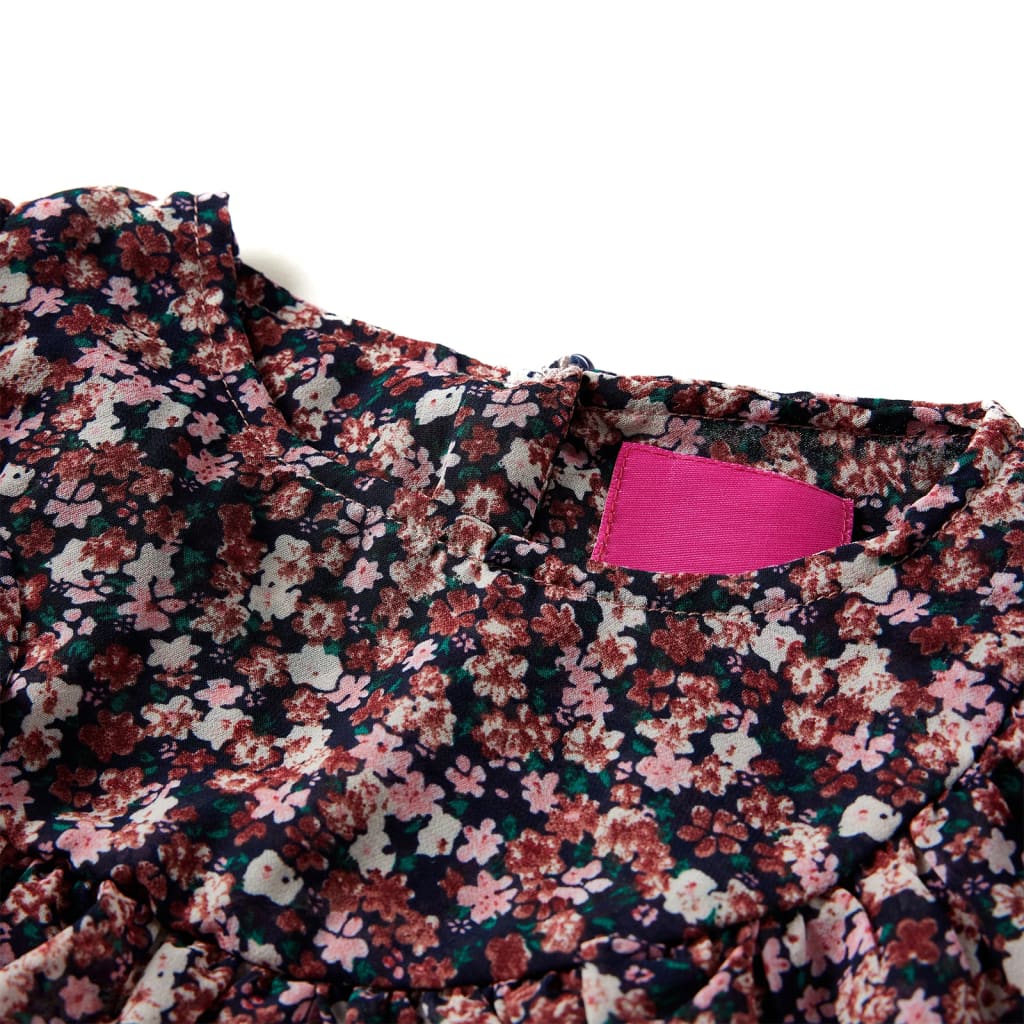 Vidaxl Child's Shirt à manches longues 92 rose foncé