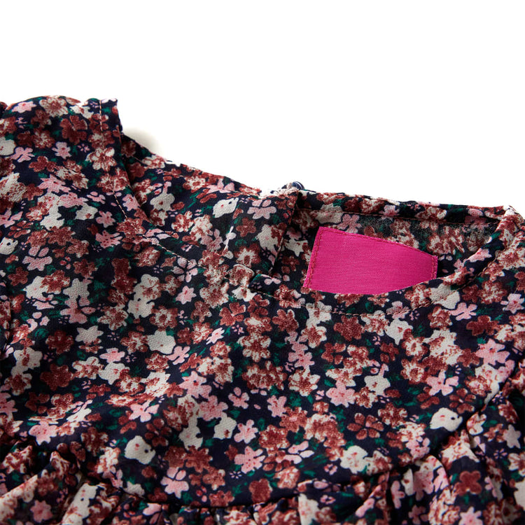 Vidaxl Child's Shirt à manches longues 140 rose foncé