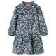 Vidaxl Robe pour enfants à manches longues 104 bleu foncé